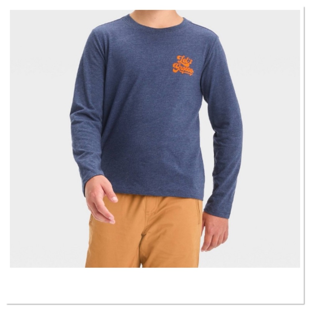 Boys Long Sleeve “Let’s Groove” Graphic T-Shirt Cat & Jack
